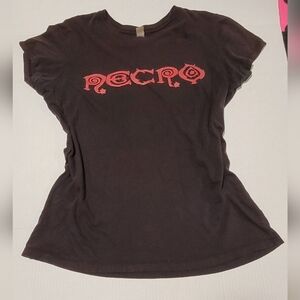 NECRO ~ Vintage XL Womens Top + Rap Hip Hop Psycho Logical Records